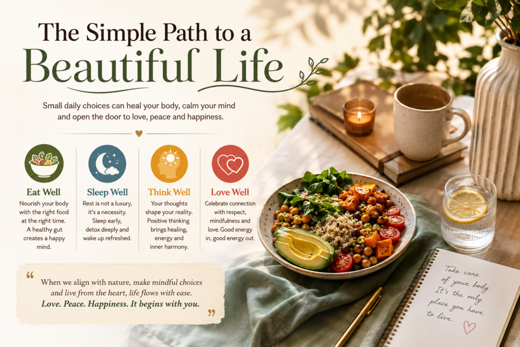 Simple path to a beautiful life