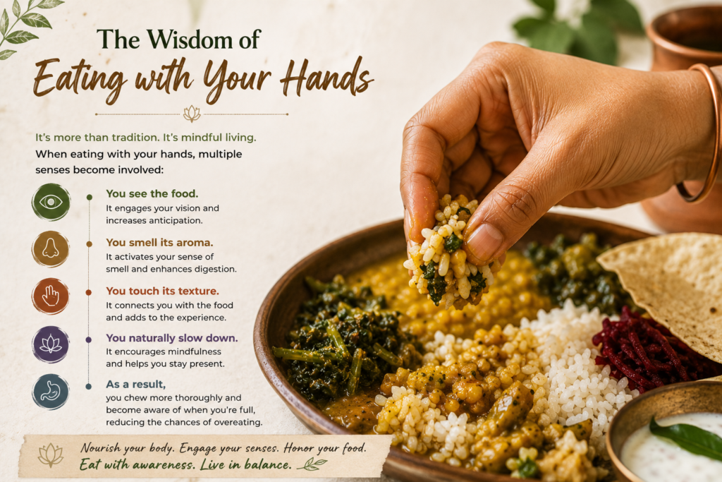 Eating with your hands